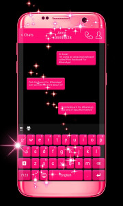 اسکرین شات برنامه Pink Keyboard For WhatsApp 2