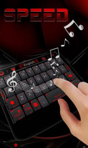 اسکرین شات برنامه Speed GO Keyboard Theme 6