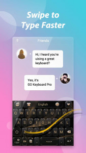 اسکرین شات 6 برنامه GO Keyboard Pro - Emoji, GIF,