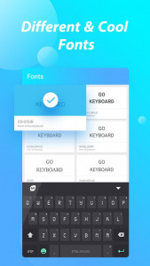 اسکرین شات برنامه GO Keyboard Pro - Emoji, GIF,  8