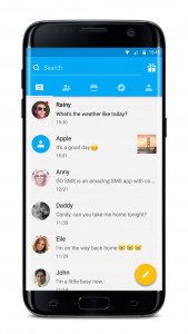 اسکرین شات برنامه GO SMS Pro - Messenger, Free Themes, Emoji 3