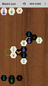 اسکرین شات بازی Hive with AI (board game) 4