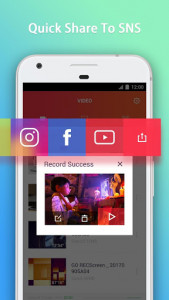 اسکرین شات برنامه GO Recorder – Screen Recorder, Video Editor 4