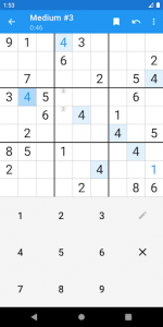 اسکرین شات بازی Material Sudoku 1