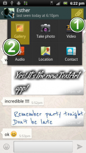 اسکرین شات 8 برنامه TextArt: Cool Text creator