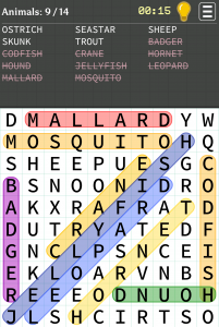 اسکرین شات بازی Word Search 1