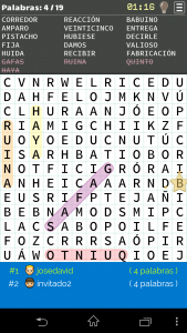 اسکرین شات بازی Word Search Online 2