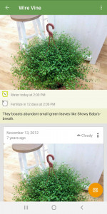 اسکرین شات 2 برنامه Garden Manager : Plant Alarm