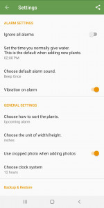 اسکرین شات 8 برنامه Garden Manager : Plant Alarm