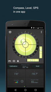 اسکرین شات 1 برنامه Compass Level & GPS