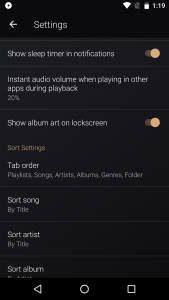 اسکرین شات 6 برنامه My Music Player
