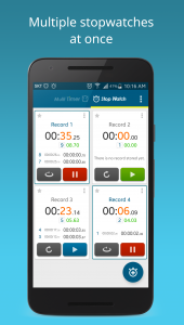 اسکرین شات 5 برنامه Multi Timer StopWatch