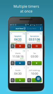 اسکرین شات 1 برنامه Multi Timer StopWatch