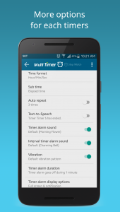 اسکرین شات 4 برنامه Multi Timer StopWatch