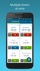 اسکرین شات 1 برنامه Multi Timer StopWatch