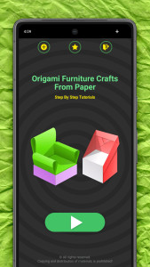 اسکرین شات 2 برنامه Origami Furniture From Paper
