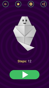 اسکرین شات 6 برنامه Origami Halloween From Paper