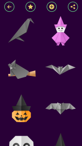 اسکرین شات 3 برنامه Origami Halloween From Paper