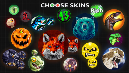 اسکرین شات 4 بازی Blob.io - Multiplayer io games