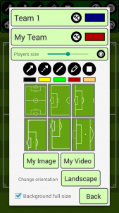 اسکرین شات برنامه Soccer Tactic Board 4