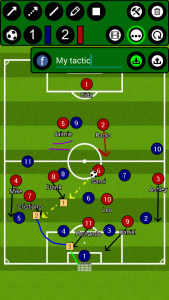 اسکرین شات برنامه Soccer Tactic Board 2