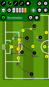 اسکرین شات برنامه Soccer Tactic Board 3