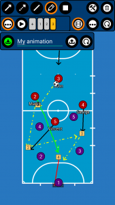 اسکرین شات برنامه Futsal Tactic Board 2