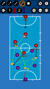 اسکرین شات برنامه Futsal Tactic Board 1