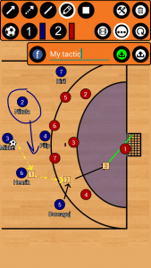 اسکرین شات برنامه Handball Tactic Board 3