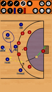 اسکرین شات برنامه Handball Tactic Board 1