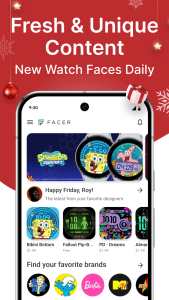 اسکرین شات 6 برنامه Facer Watch Faces