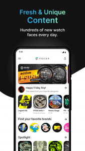 اسکرین شات 6 برنامه Facer Watch Faces