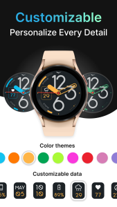 اسکرین شات 5 برنامه Facer Watch Faces