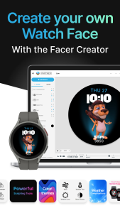 اسکرین شات 7 برنامه Facer Watch Faces