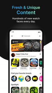 اسکرین شات برنامه Facer Watch Faces 6