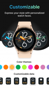 اسکرین شات 5 برنامه Facer Watch Faces