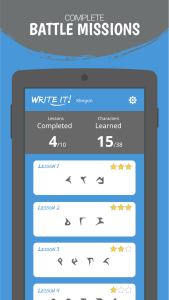 اسکرین شات 2 بازی Write It! Klingon