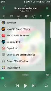 اسکرین شات برنامه jetAudio Hi-Res Music Player 1
