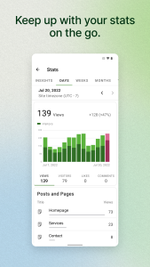 اسکرین شات 3 برنامه Jetpack – Website Builder