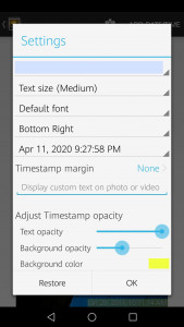 اسکرین شات برنامه Timestamp Photo and Video 5