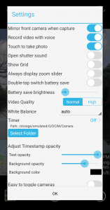 اسکرین شات برنامه Timestamp Camera 5