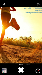 اسکرین شات 1 برنامه Timestamp Camera