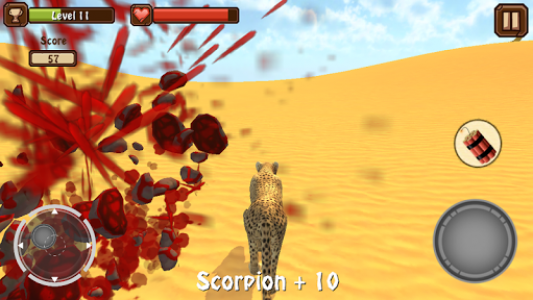 اسکرین شات بازی Cheetah Revenge Simulator 3D 4