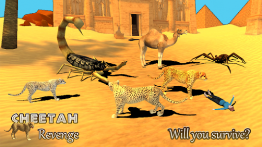 اسکرین شات بازی Cheetah Revenge Simulator 3D 1