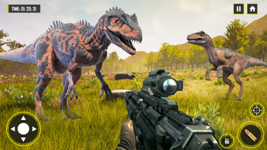 اسکرین شات بازی Wild Dino Hunting Gun Games 3d 5
