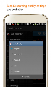 اسکرین شات برنامه Auto Call Recorder -MP3 record 6
