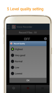 اسکرین شات برنامه Voice Recorder -  MP3 Record 7