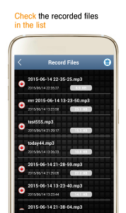 اسکرین شات برنامه Voice Recorder -  MP3 Record 4