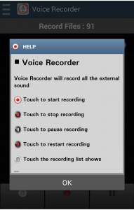 اسکرین شات برنامه Voice Recorder -  MP3 Record 8