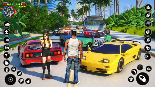 اسکرین شات 1 برنامه Gangster City Crime Mafia Hero